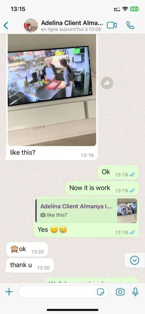 Customer renewing 12 month IPTV subscription on WhatsApp